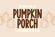 PUMPKIN PORCH Bold Tall Title Font, a Sans Serif Font by Blush Font Co. (Thumbnail 1 of 5)