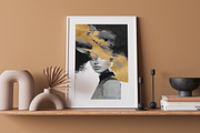 Golden female print poster, a Decorative Illustration by Muzi pear studio (Thumbnail 7 of 10)