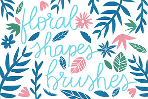 Floral shapes brushes