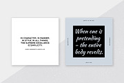 Style Quotes Social Media Kit, a Social Media Template by Viaduc (Thumbnail 2 of 8)