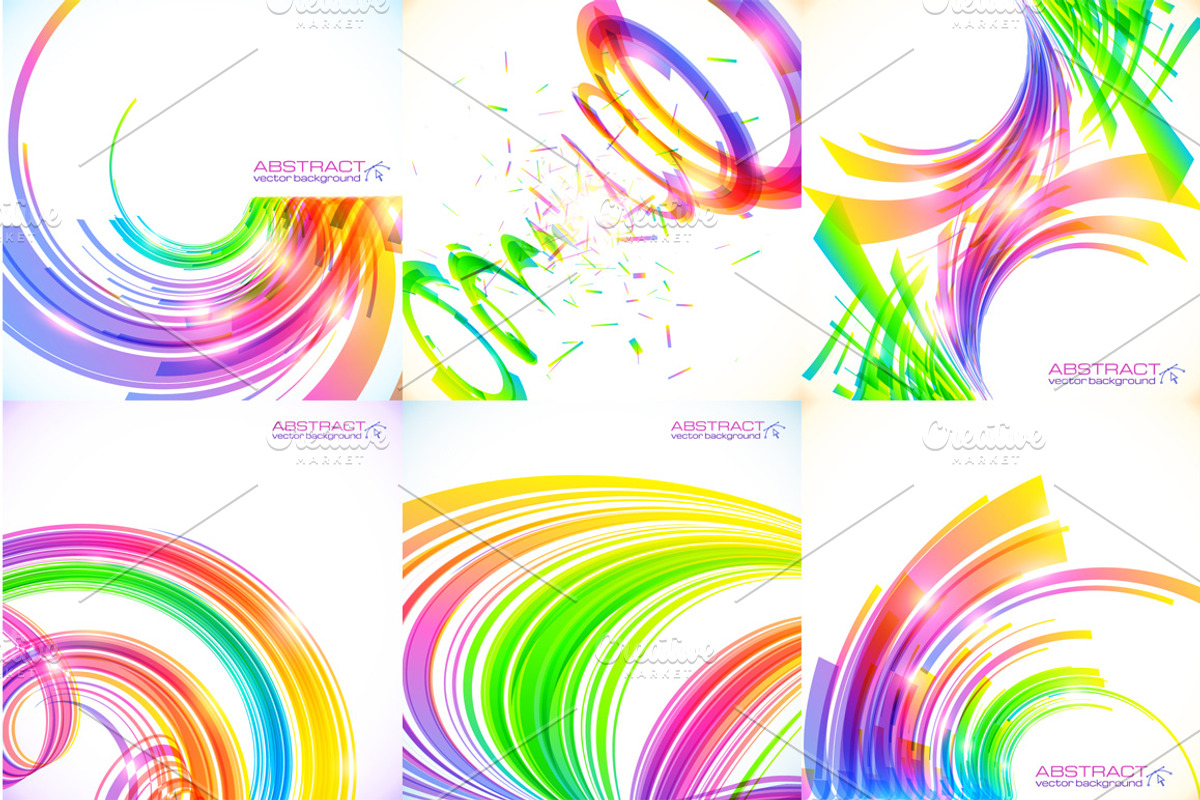 36 vector futuristic backgrounds preview 4