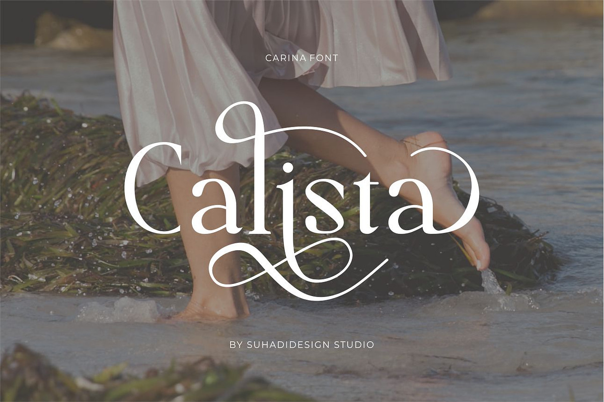 Carina classy elegant font, a Serif Font by suhadidesign (Photo 3 of 14)
