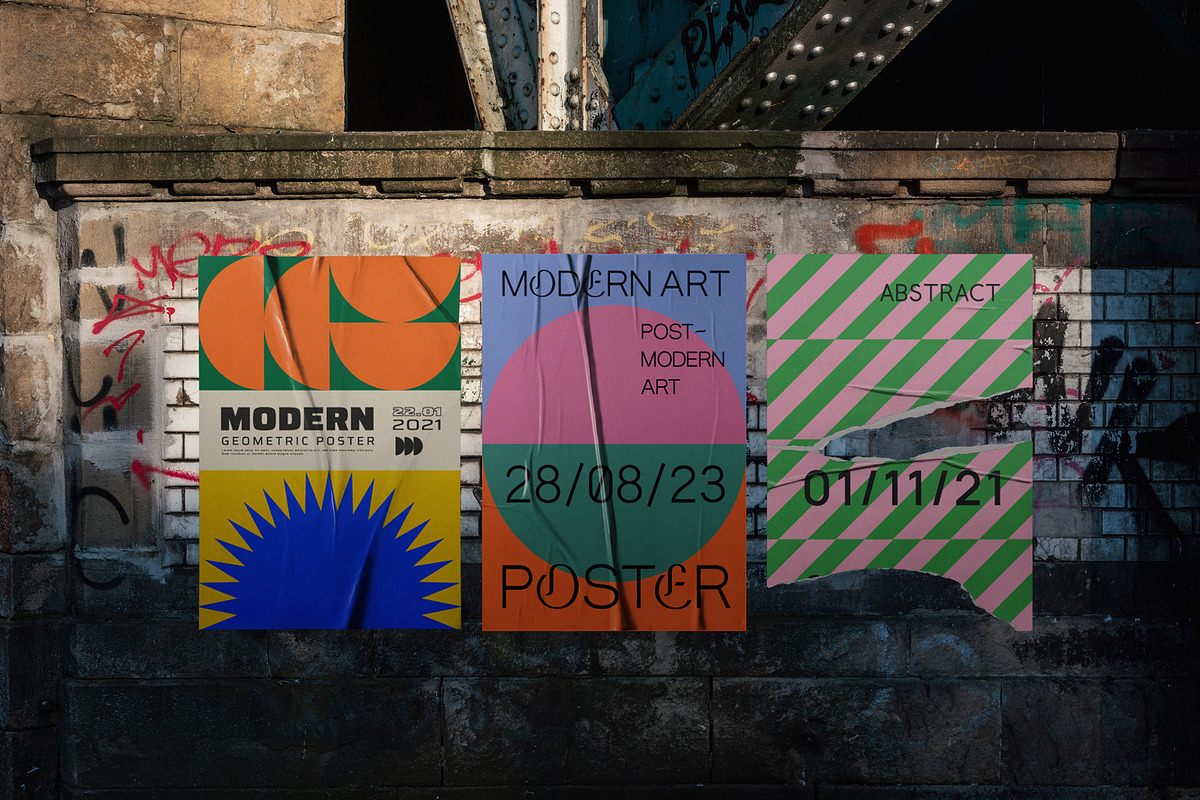 48 MODERN GEOMETRIC POSTERS, a Pattern Graphic by craftlove (Photo 6 of 6)