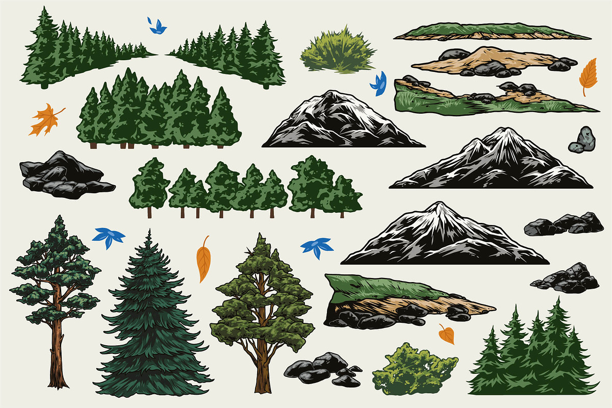 Retro Camping illustrations, an Animal Illustration by DGIM studio (Photo 5 of 12)