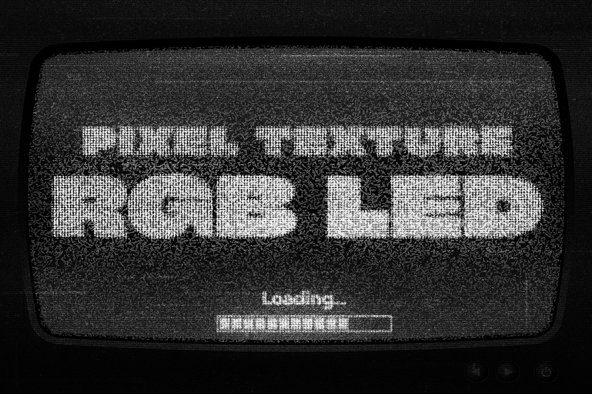 TV Display Screen Text Effect, a Layer Style Add-On by PopotLane (Photo 3 of 7)