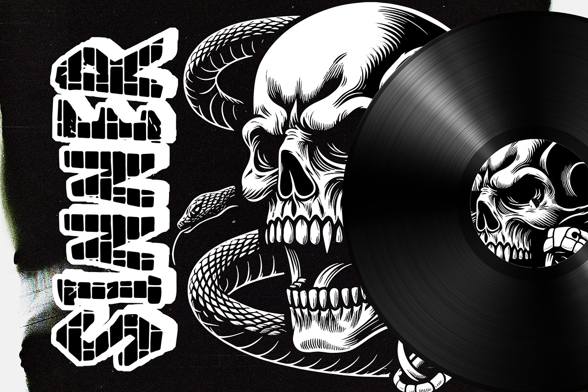Swagger Answer Graffiti Y2k Display, a Blackletter Font by dansdesign (Photo 4 of 7)