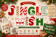 Jingle Wish, a Blackletter Font by Yoga Letter (Thumbnail 1 of 11)