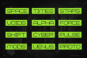Chronos Galaxia | Pixelated Font, a Sans Serif Font by gracetype_studio (Thumbnail 5 of 12)