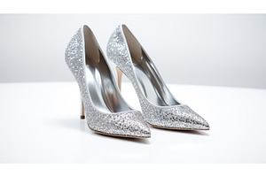 glamour silver bling ai generated, a Beauty & Fashion Photo by pikepicture