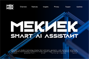 Meknek – Modern Technology Display, a Sans Serif Font by Vroz Studio (Thumbnail 4 of 8)