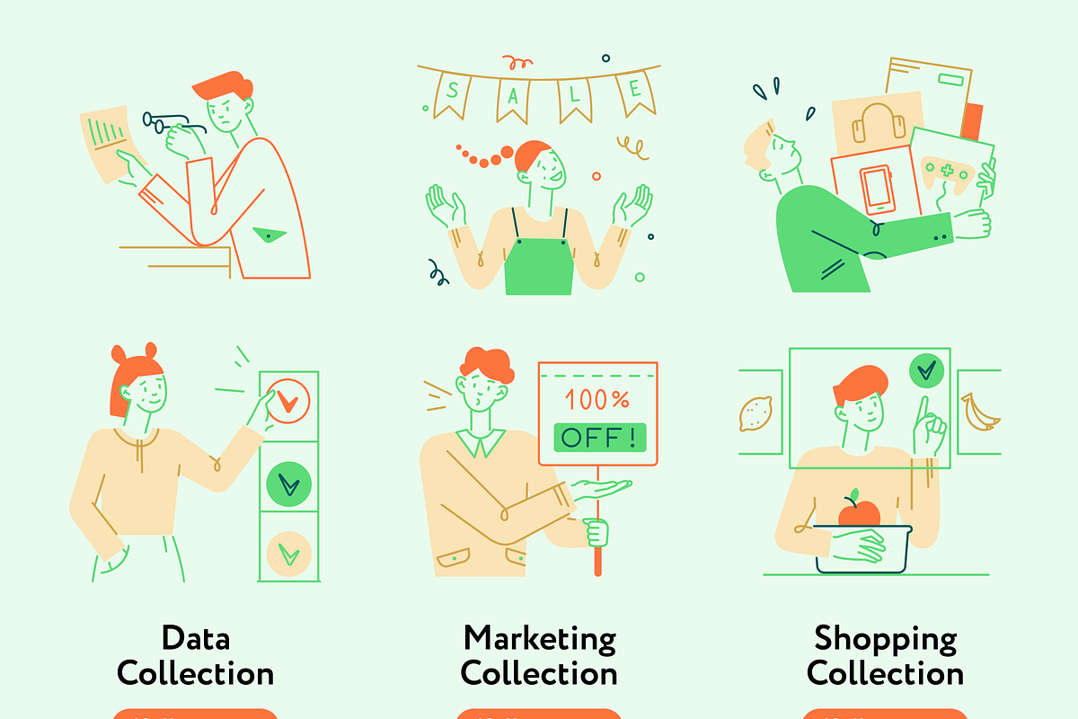 Xelery Illustrations Collection, a Finance Illustration by Welovegraphics (Photo 4 of 10)