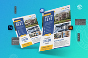 Real Estate Flyer Template, a Flyer Template by GraphicalMarket (Thumbnail 3 of 6)