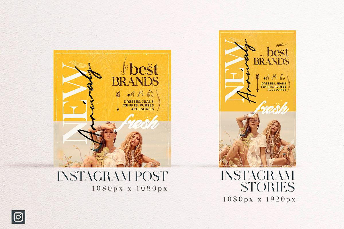 New Arrivals Social Media Pack, a Social Media Template by Touringxx Creative Studio (Photo 3 of 8)