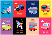 Hop On! Cute Mini Transports, an Education Illustration by Isa De Gregorio (Thumbnail 3 of 8)