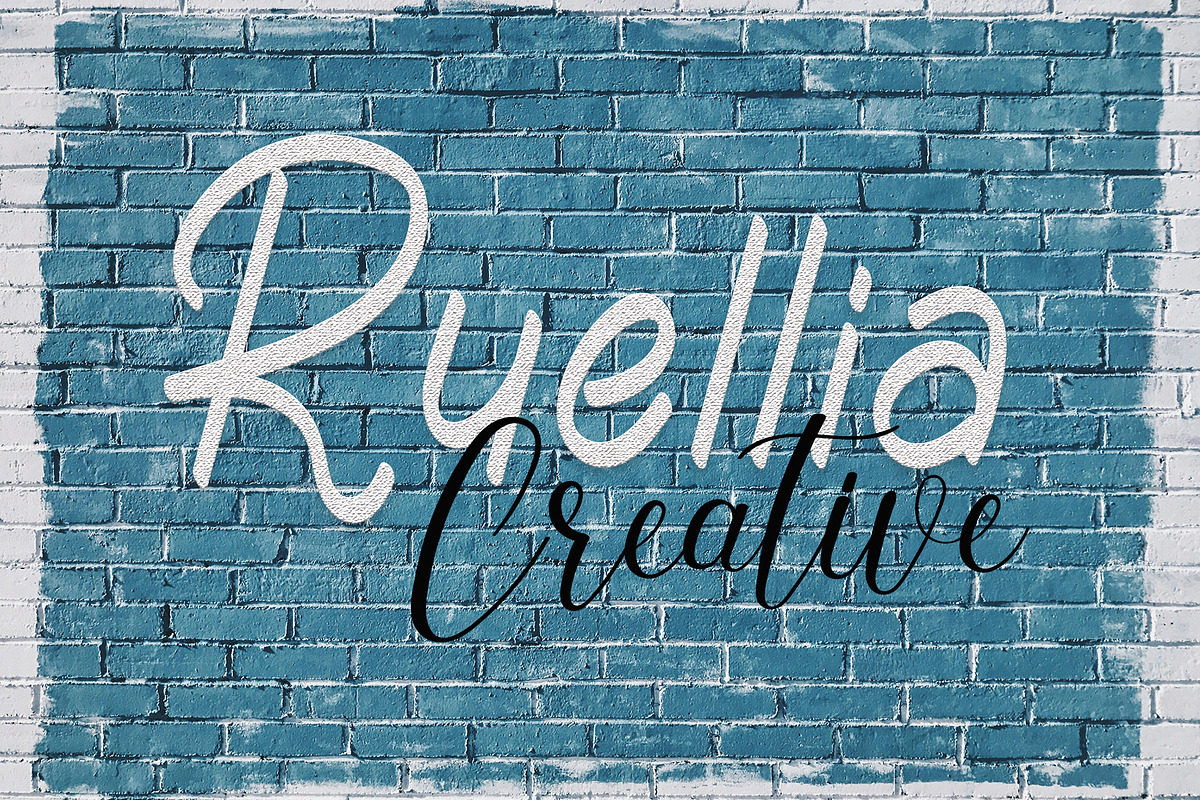 Ruellia Creative, a Script Font by Gia Letter (Photo 1 of 9)