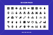 Wrestling icons, an Outline Icon by Wencory (Thumbnail 1 of 2)