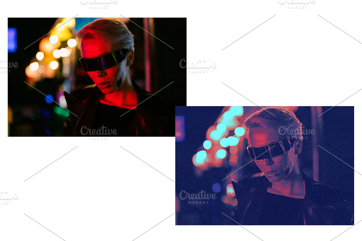 Cyberpunk Photo Effect, a Layer Style Add-On by alexdndz (Photo 2 of 2)