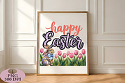 Happy Easter PNG Bunny, an Illustration by Daily.Designs (Thumbnail 4 of 5)