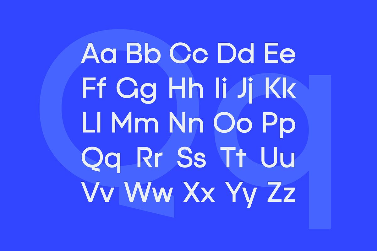 Quanty — geometric sans serif, a Sans Serif Font by Slava Antipov (Photo 4 of 12)