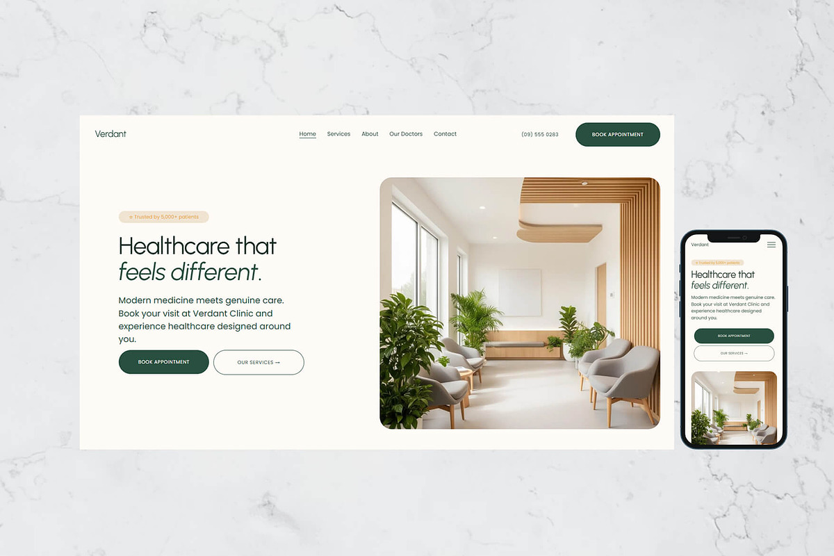 Verdant Clinic Squarespace Template, a Squarespace Template by Gem Media (Photo 4 of 4)