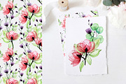 Wild roses. Watercolor flowers., a Decorative Illustration by made by Tanya (Thumbnail 4 of 7)