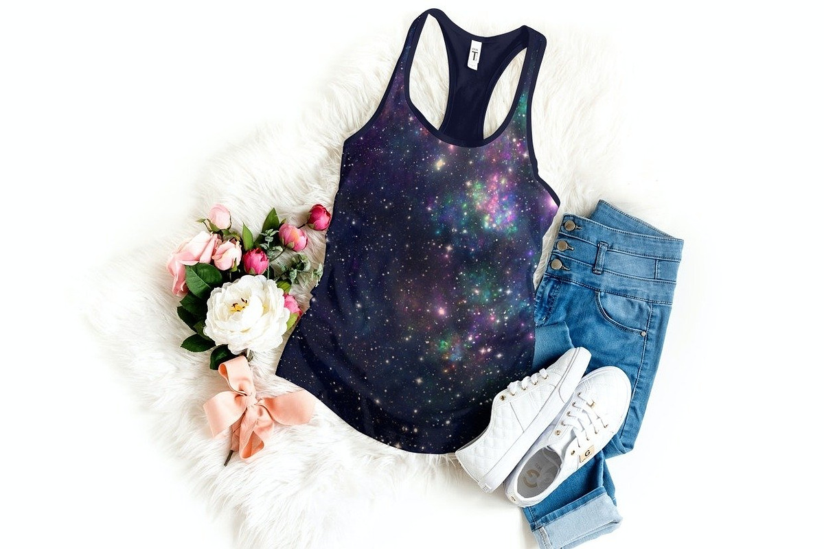 20 Starry Sky Space HD JPG, a Background Graphic by Kseniya-Omega (Photo 3 of 7)