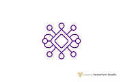 Diamond Network Abstract Logo, a Branding & Logo Template by Vectorium Studio (Thumbnail 9 of 16)