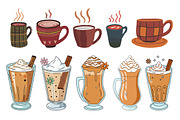 Autumn Drinks Clipart – 40 Cozy PNG, a Seasonal Illustration by Whimsy Brush Studio (Thumbnail 6 of 9)