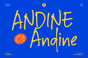 CS Andine – Handwriting Font, a Handwritten Font by Craft Supply Co. (Thumbnail 1 of 8)