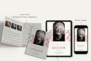 Funeral Program Template Set I Canva, an Invitation Template by The Social Stuff (Thumbnail 4 of 10)