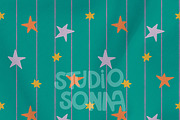 December Stars Green, a Pattern Graphic by StudioSonna (Thumbnail 2 of 3)