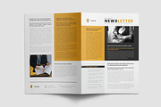 Newsletter Template | Adobe InDesign, a Brochure Template by HR Studio (Thumbnail 4 of 4)