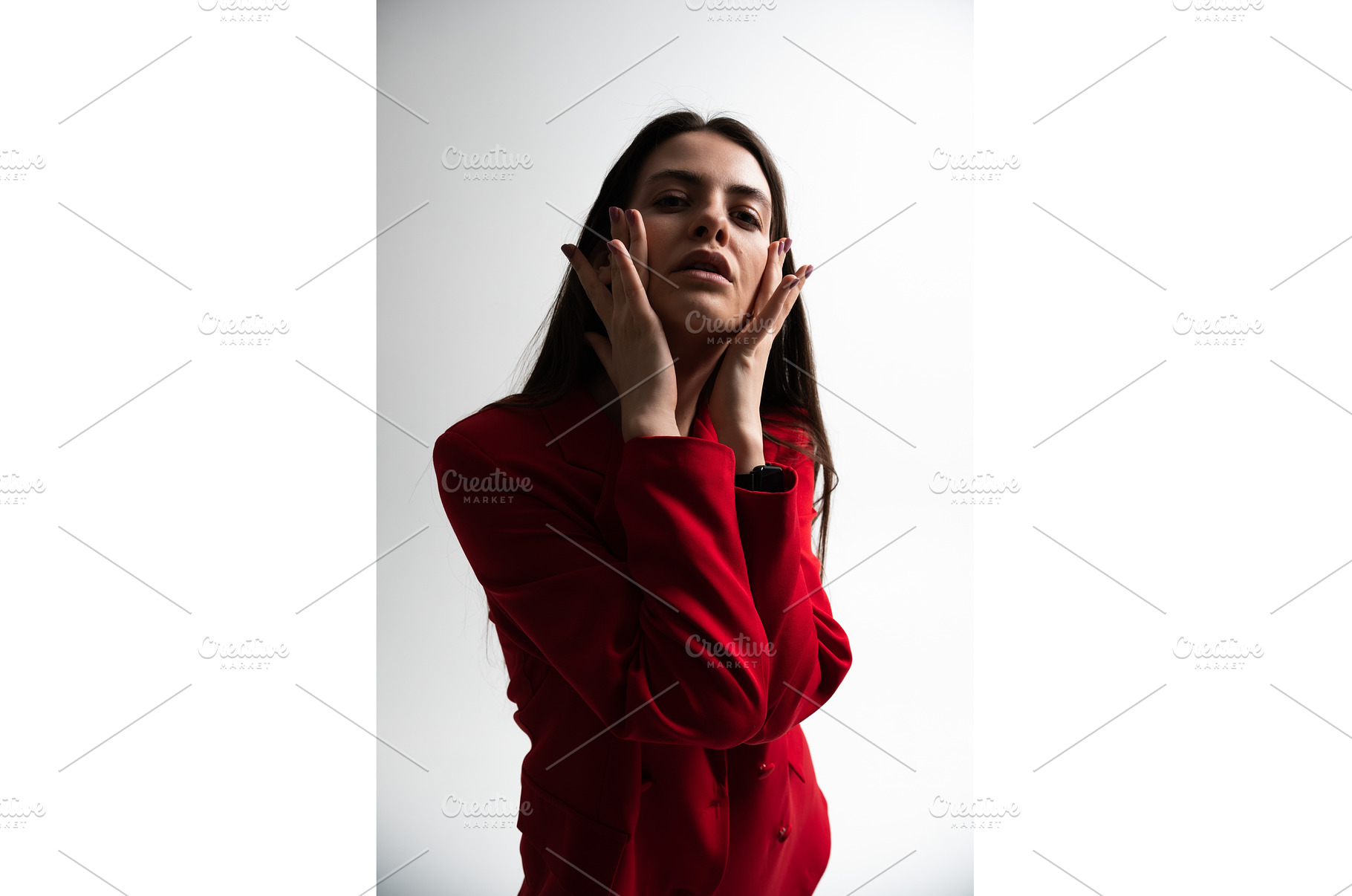 Young adult woman with dark hair, a Person Photo by volodymyrshtun13795