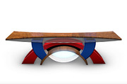 TV Studio News Desk 2, a Furniture 3D Model by akerStudio (Thumbnail 1 of 11)