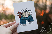 Pumpkins & Autumn Decor Set, a Seasonal Illustration by Panna Limon Store (Thumbnail 9 of 10)