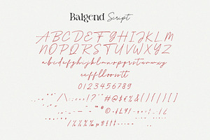 Balgend - Elegant Font Duo