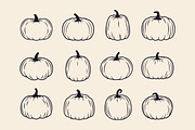 Pumpkin Creator. 20 Monster Faces, an Object Graphic by DenysHolovatiuk (Thumbnail 4 of 4)