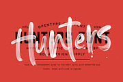 Hunters Opentype SVG Font, a Font by Greg Nicholls (Thumbnail 1 of 8)
