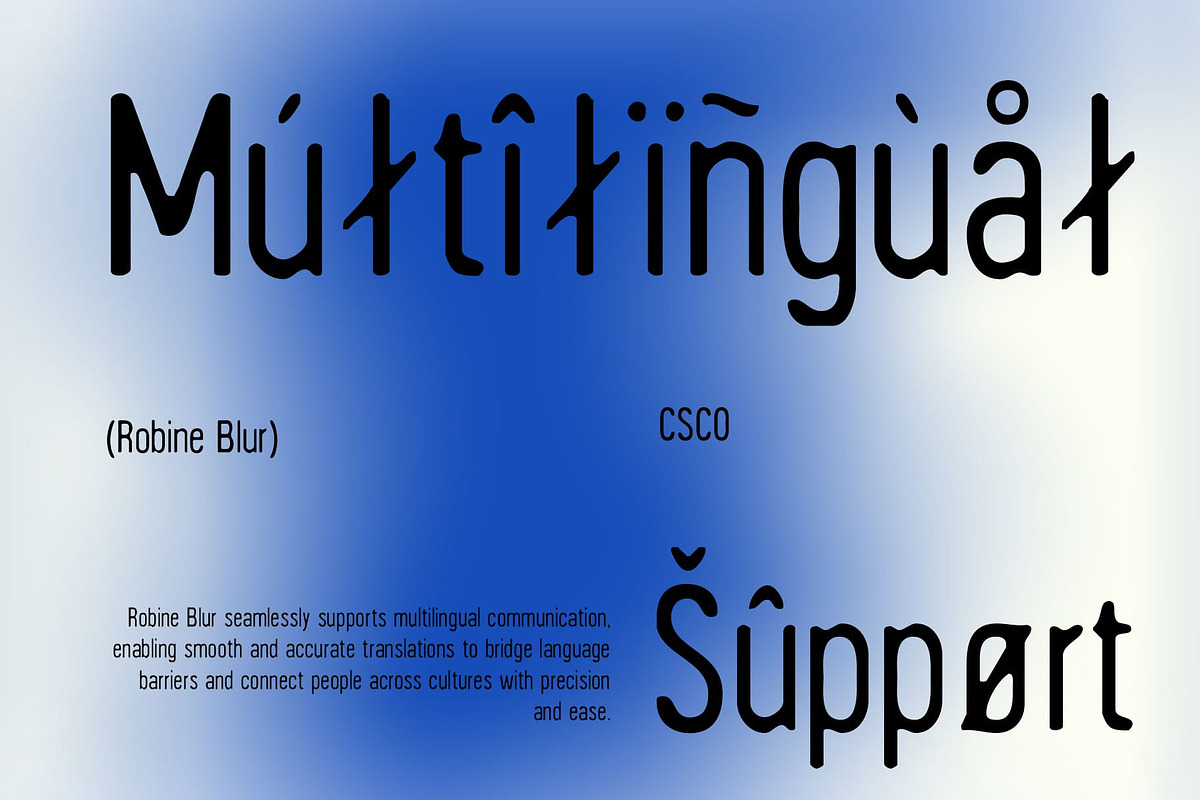 Robine Blur, a Sans Serif Font by Craft Supply Co. (Photo 7 of 8)