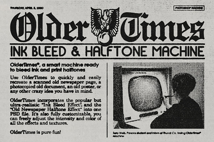 OlderTimes | Ink Bleed + Halftone