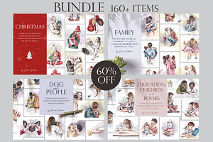 WATERCOLOR FAMILY BUNDLE