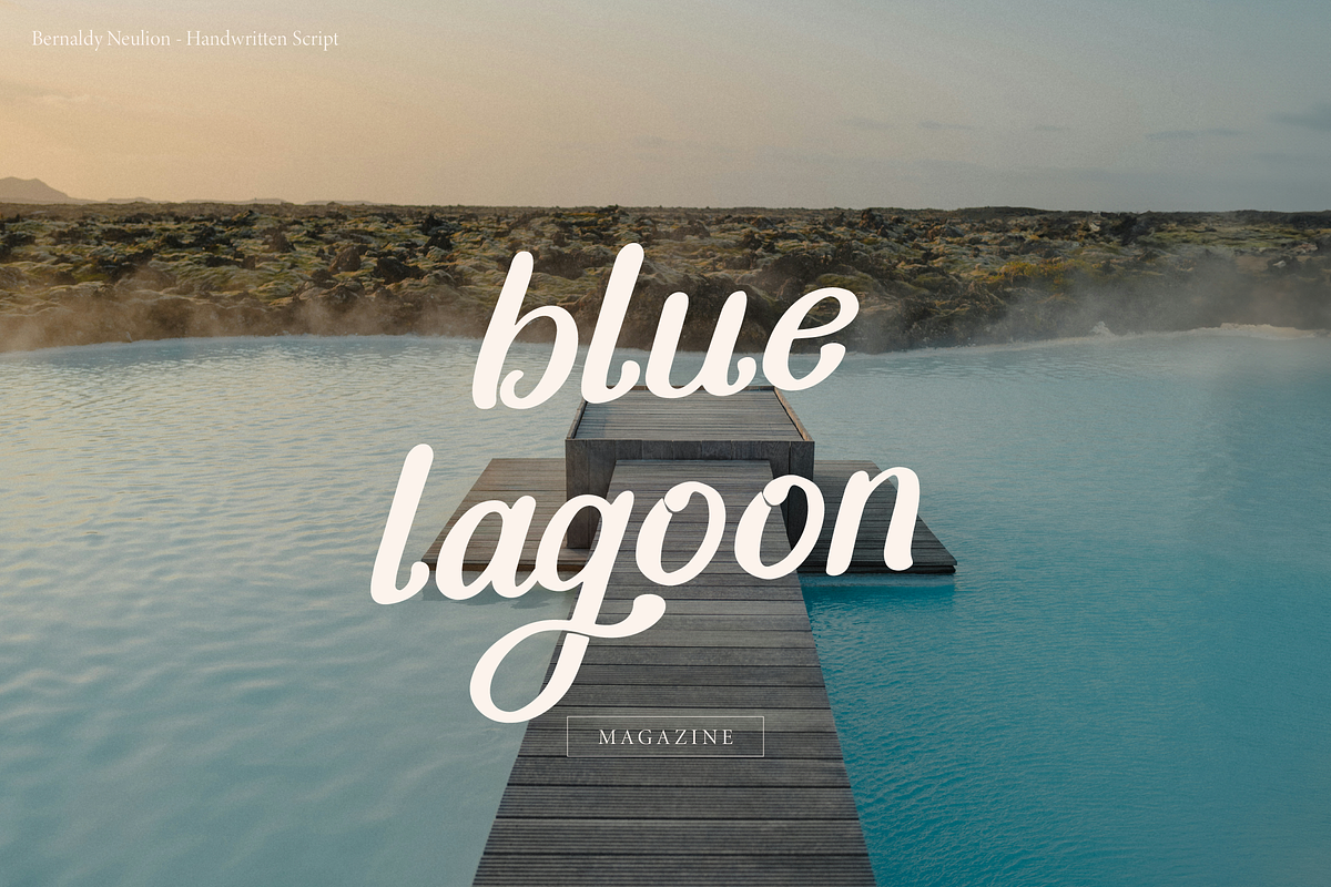 Bernady Neulion | Handwritten Script, a Script Font by gracetype_studio (Photo 5 of 15)