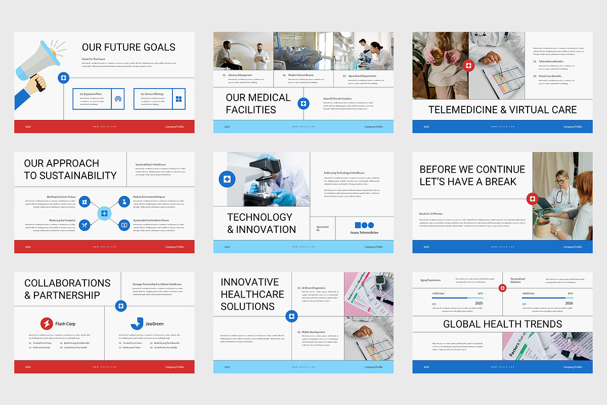 Nuya : Medical Company Google Slides, a Presentation Template by Punkl Camp (Photo 3 of 9)