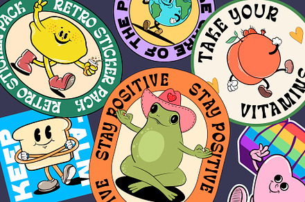 Retro Sticker Pack