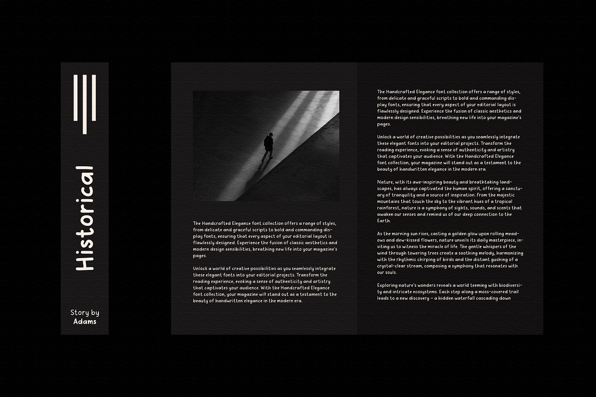 Chutpen - The Editorial Font, a Handwritten Font by Graphicfresh (Photo 5 of 7)