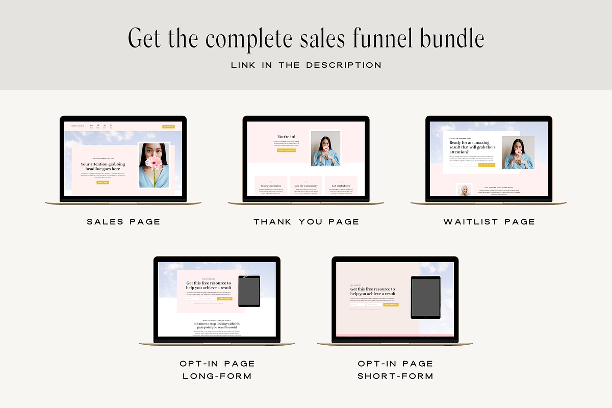 Kajabi Sales Page Template, a Landing Page Template by Pixel & Flow (Photo 9 of 9)
