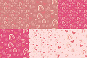 Valentines Boho Seamless Pattern, a Pattern Graphic by tchastudio (Thumbnail 3 of 3)