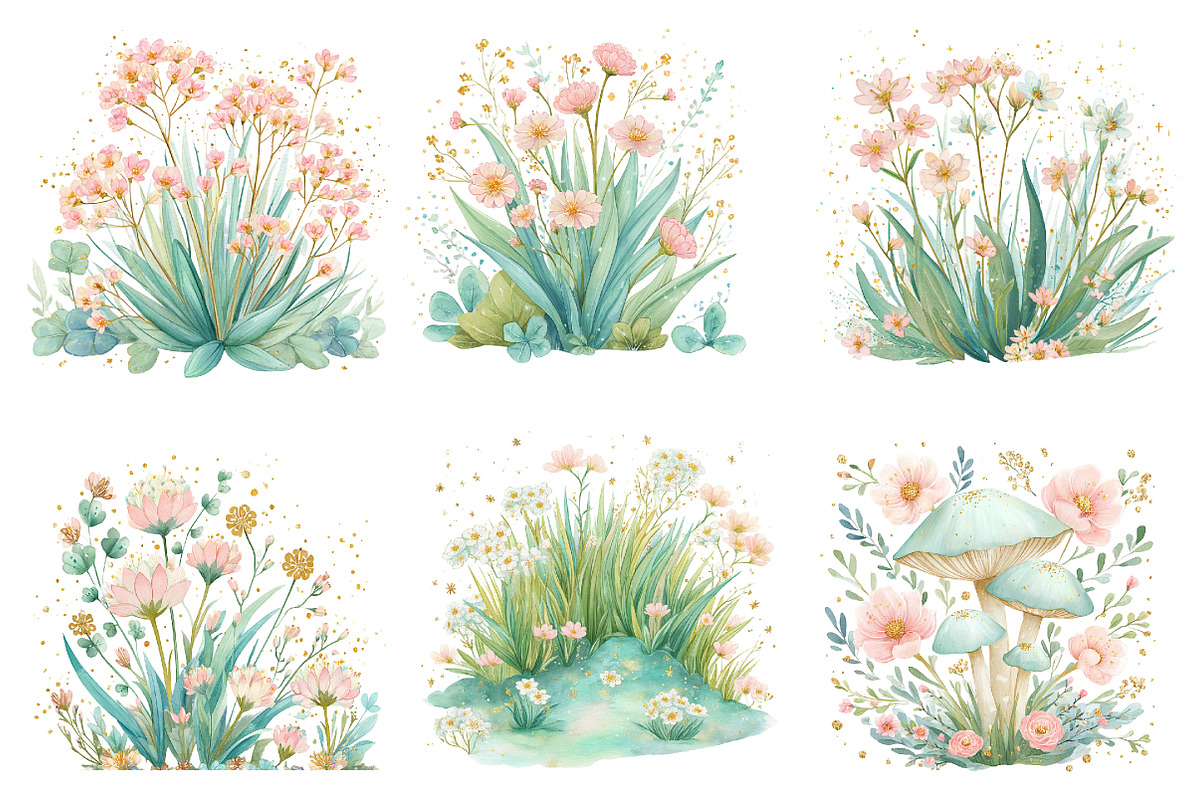 Spring Green Grass Clipart, an Illustration by Designworld (Photo 8 of 8)