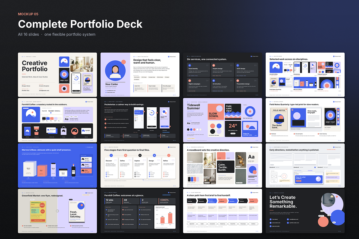 Portfolio & Case Study Presentation, a Presentation Template by novexora (Photo 5 of 5)