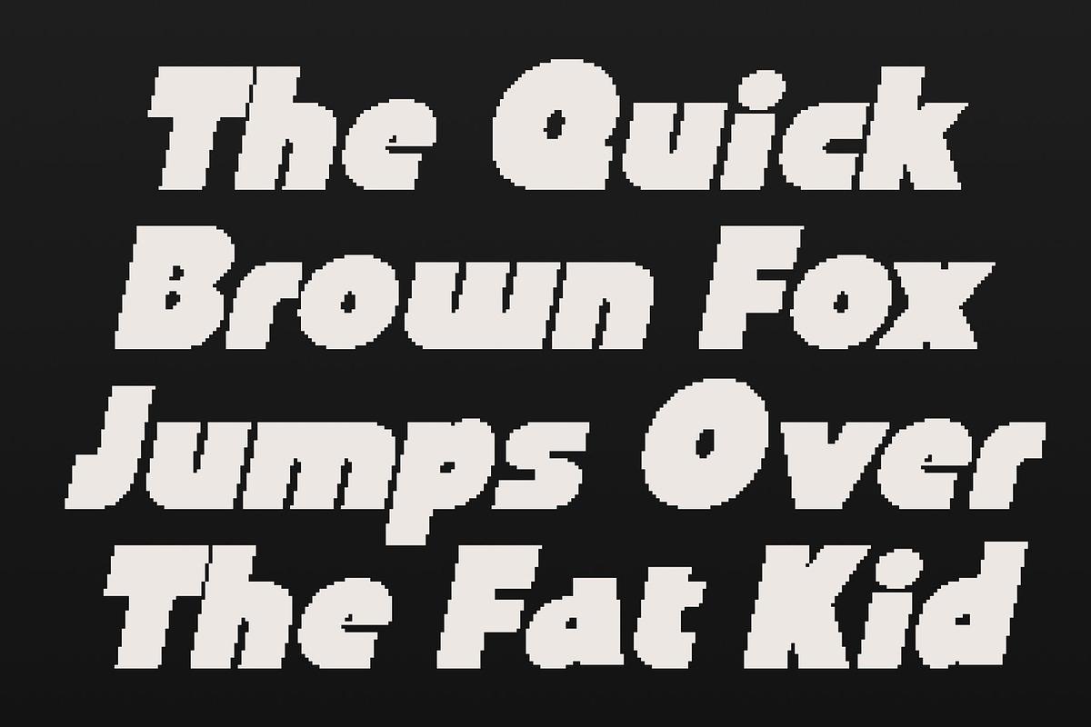 CS Glastic Pixel, a Sans Serif Font by Craft Supply Co. (Photo 3 of 8)